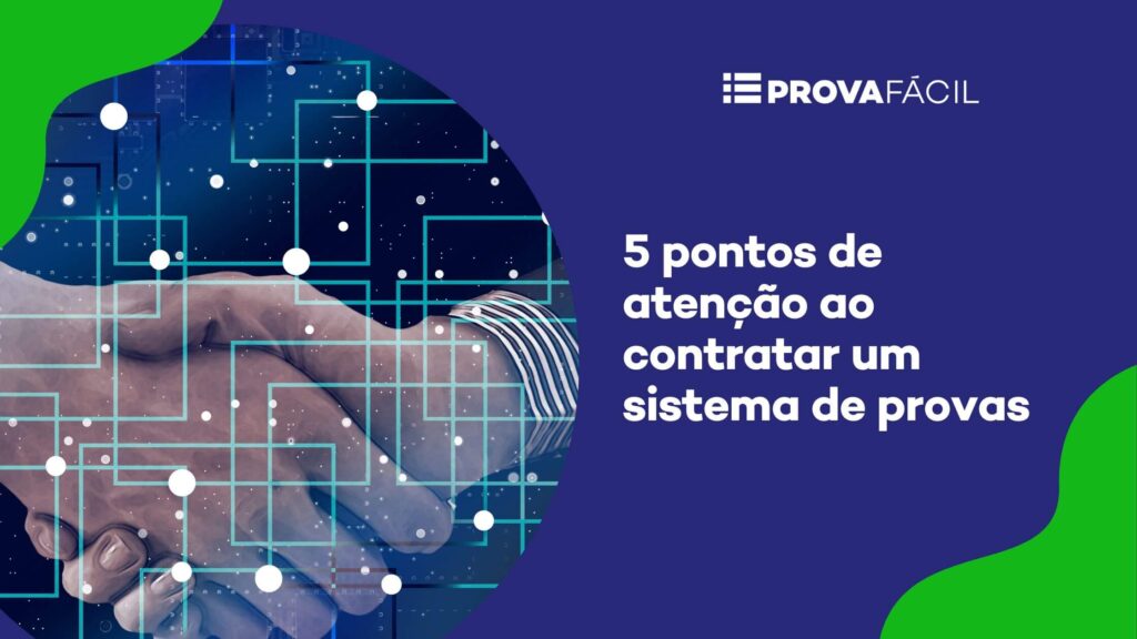 contratar um sistema de provas