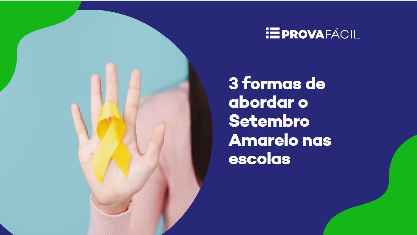 setembro amarelo nas escolas