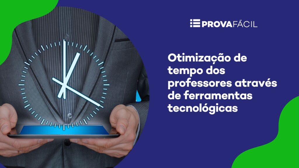 otimização de tempo dos professores
