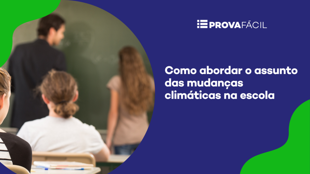 mudanças climáticas na escola