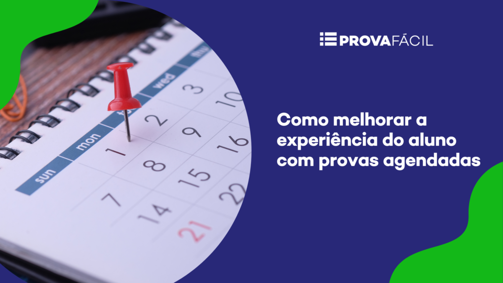 Provas agendadas